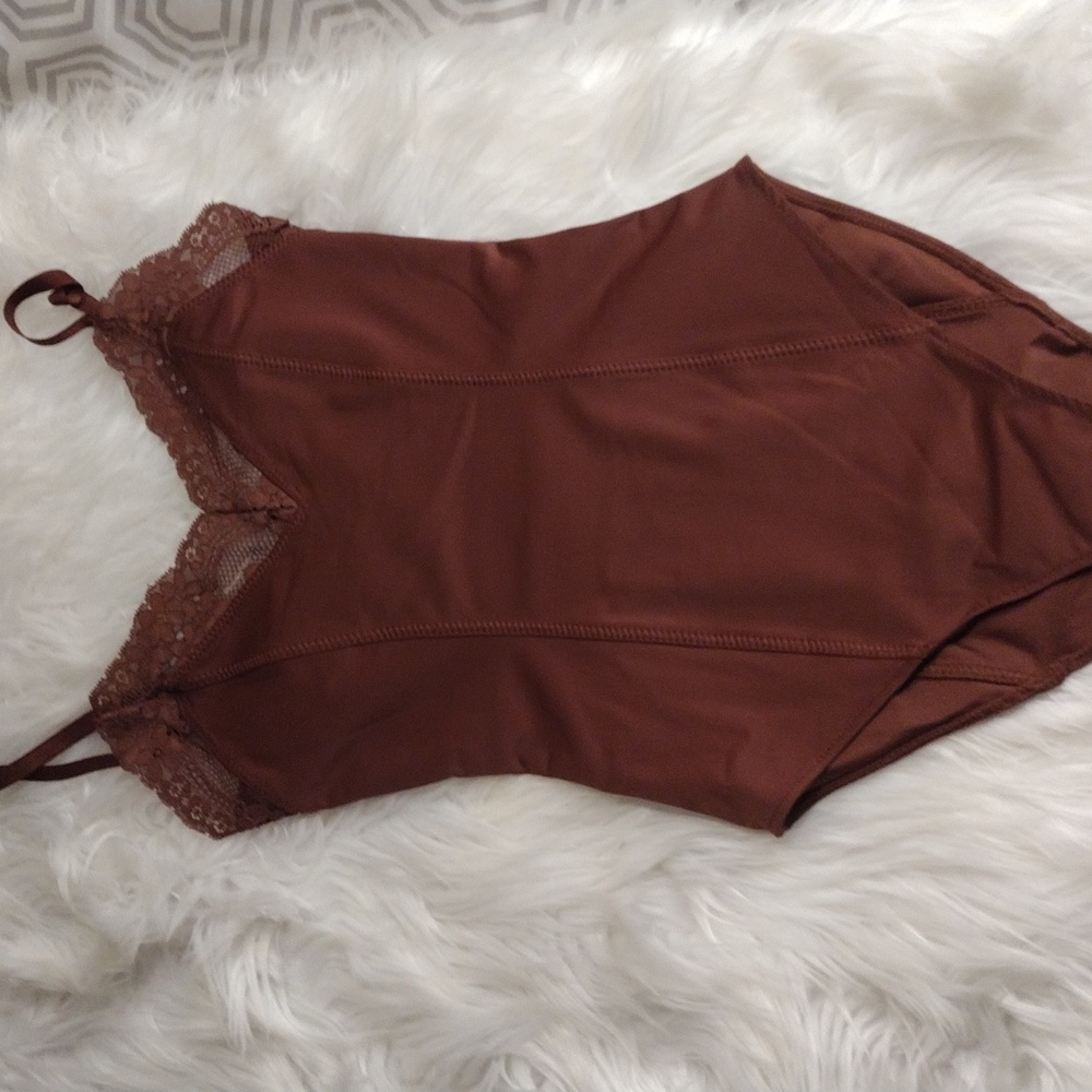 Zara bodysuit brown sz S